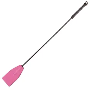 25 Inch Rouge Garments Pink Leather Riding Crop