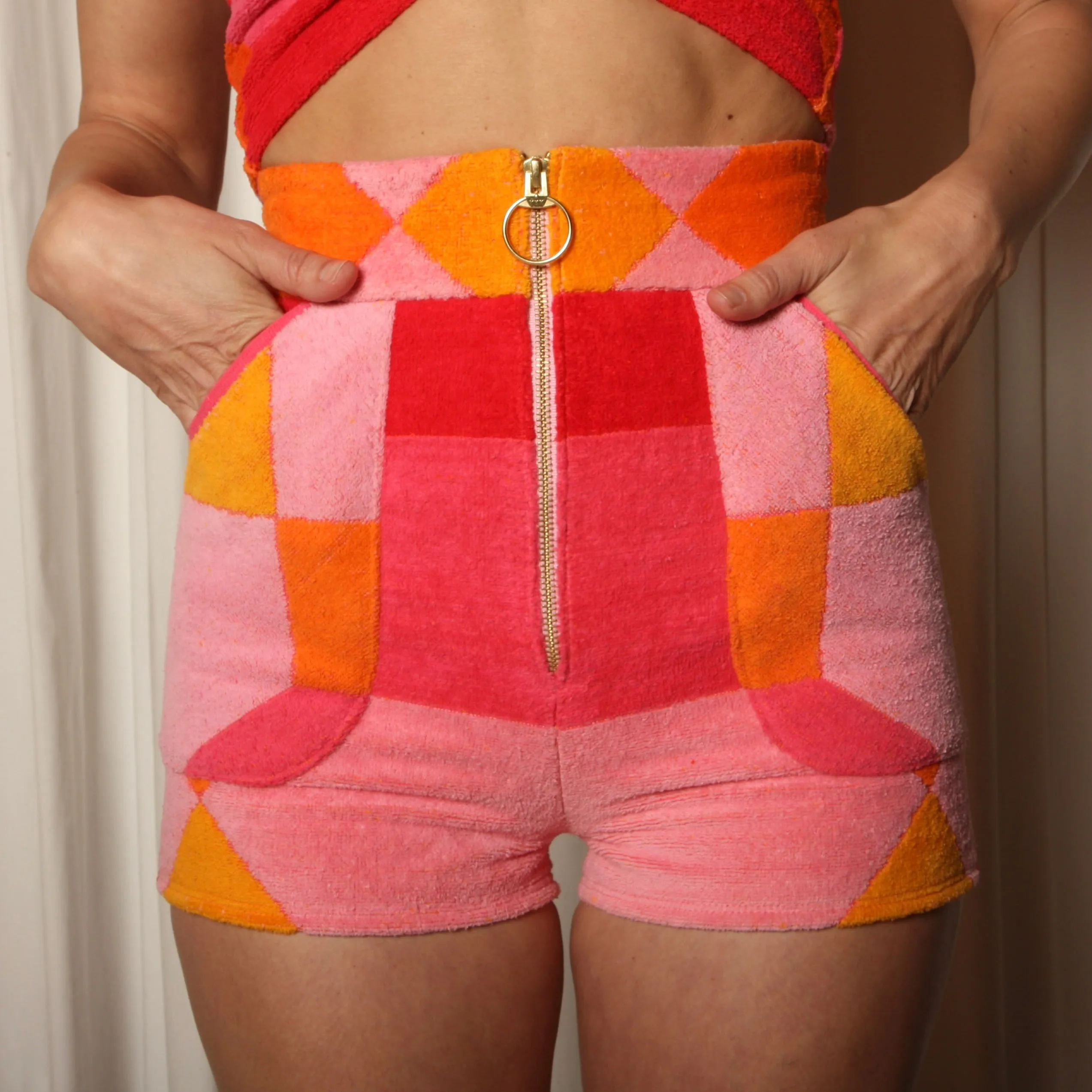60's Cannon Monticello Graphic Three Piece Towel Ensemble