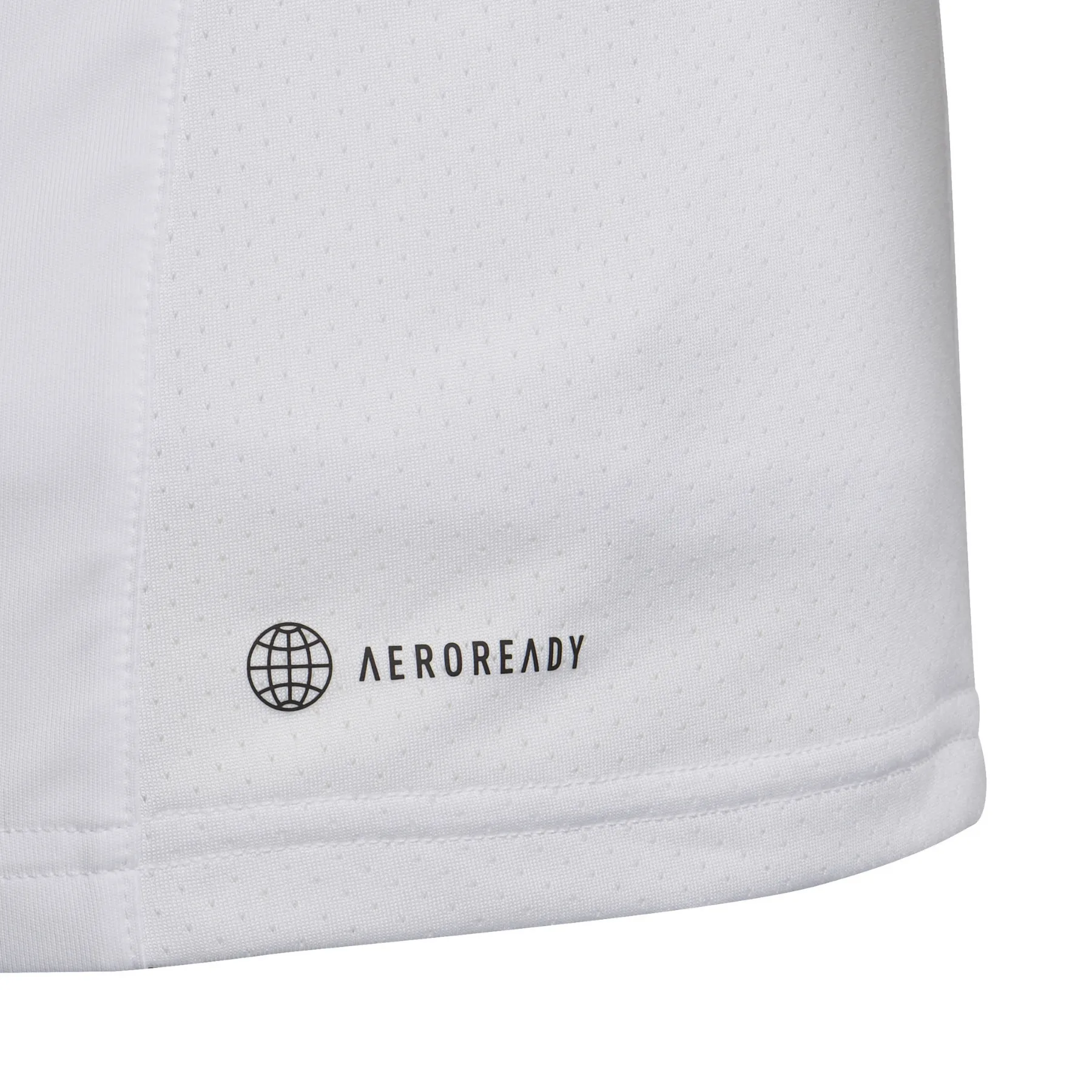 Adidas Girls Club Tee Tennis T-Shirt - White/Grey Two