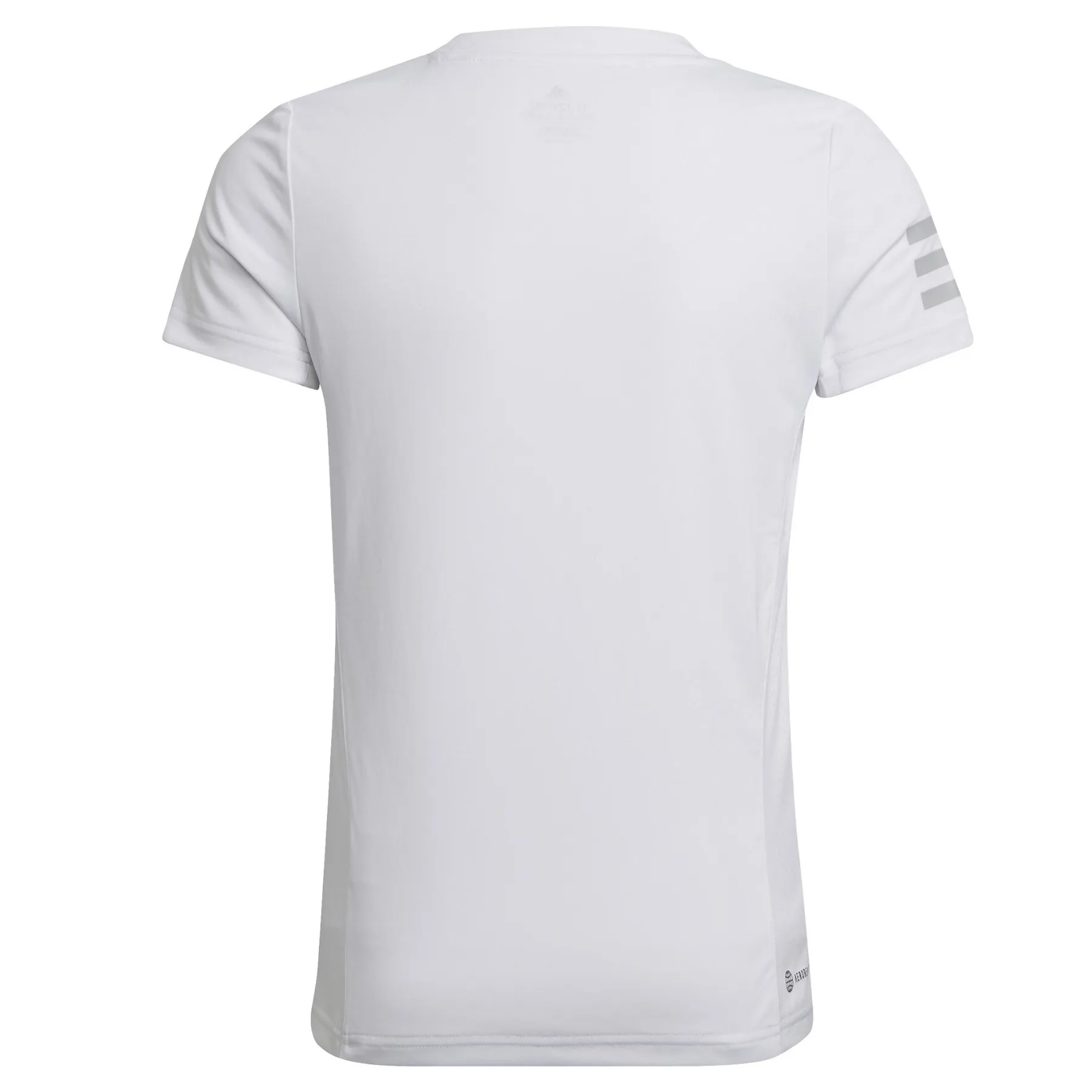 Adidas Girls Club Tee Tennis T-Shirt - White/Grey Two