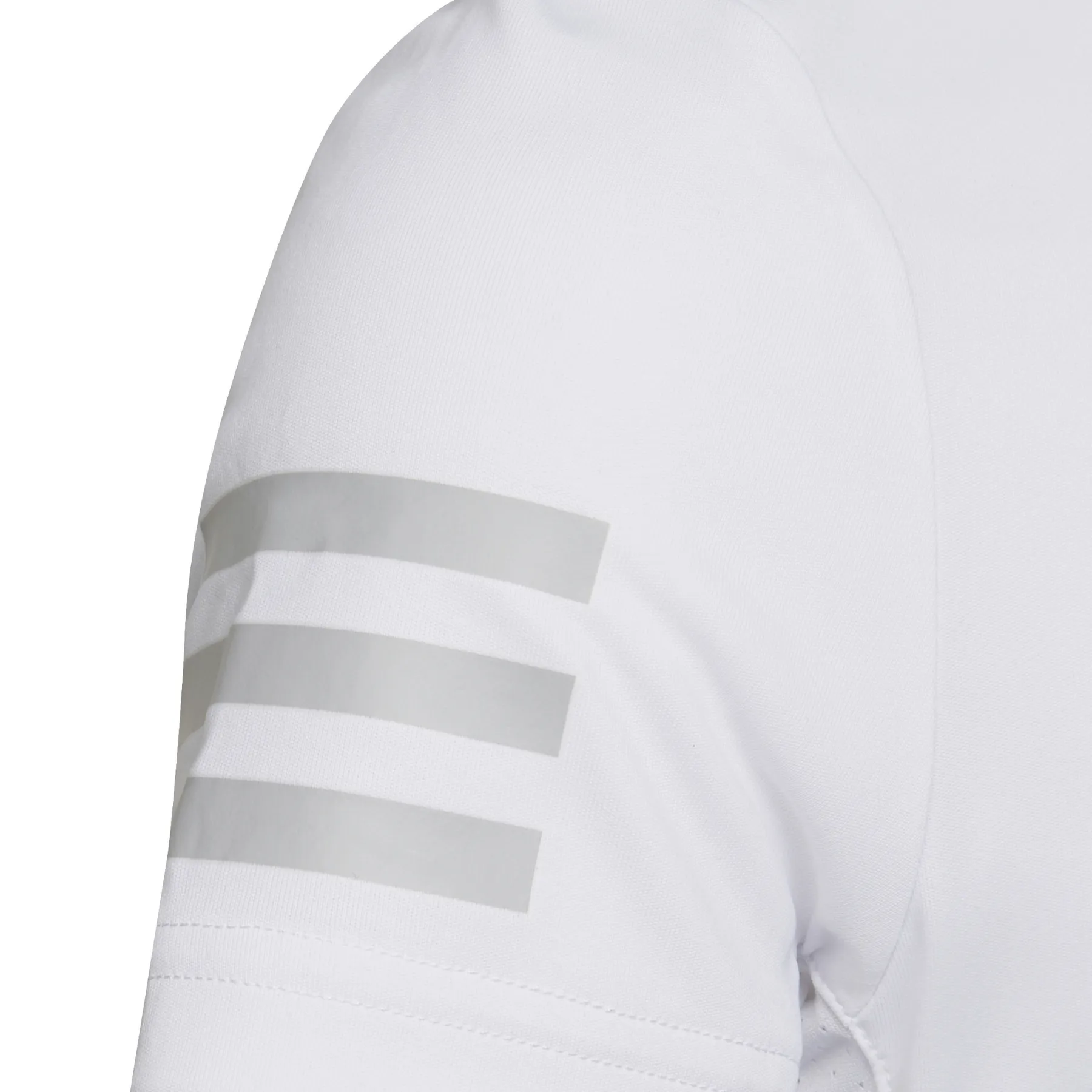 Adidas Girls Club Tee Tennis T-Shirt - White/Grey Two