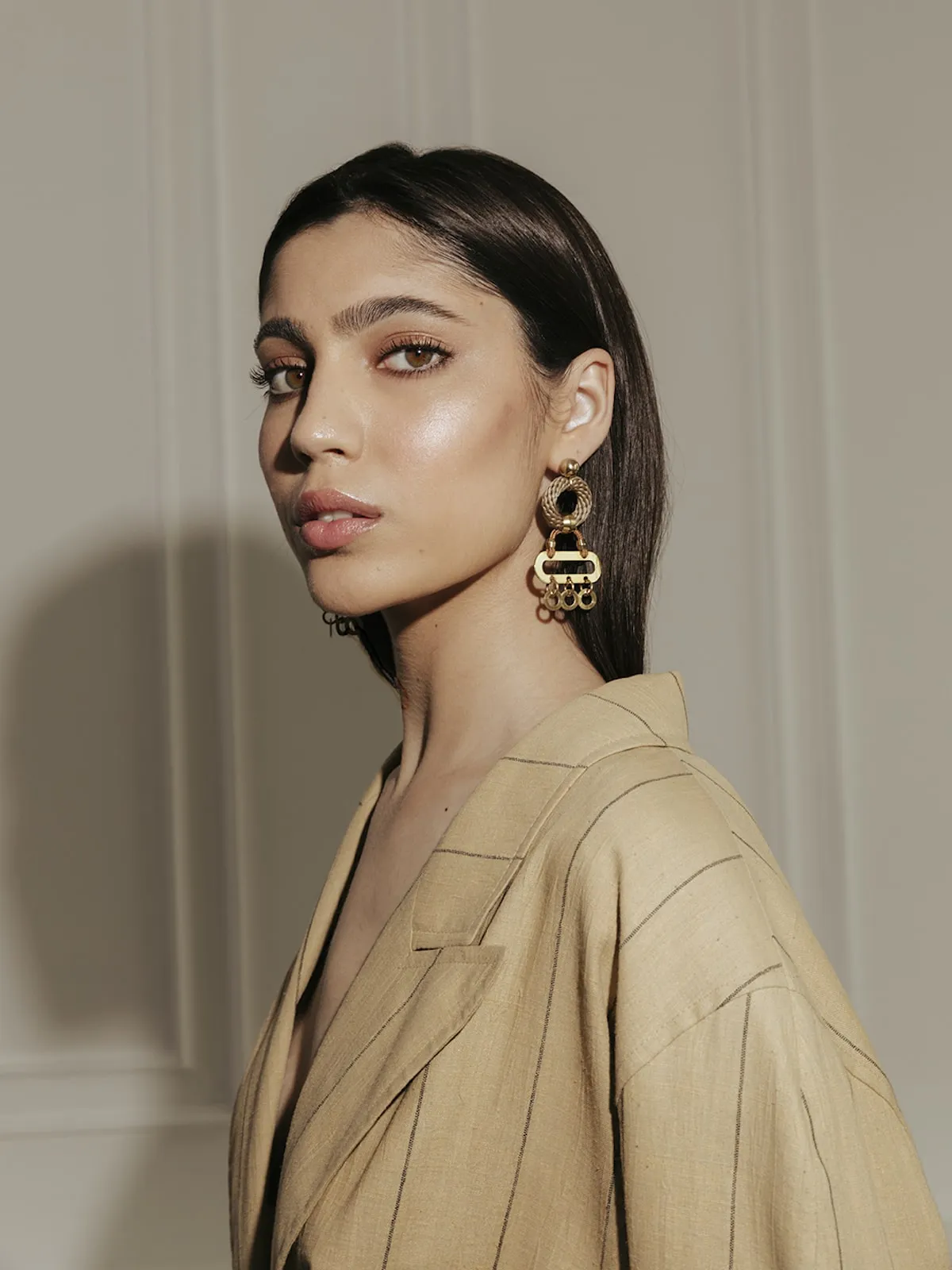 Beige Clay Dihya Earrings