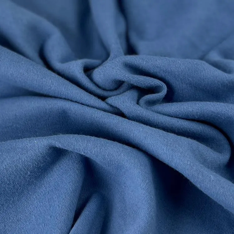 Blue Cotton/Acrylic Interlock - Made in North America | SKU 7733 #S85