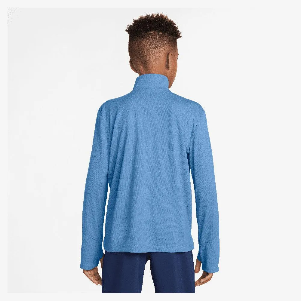 Boy`s Dri-Fit Multi Long Sleeve Half Zip Tennis Top
