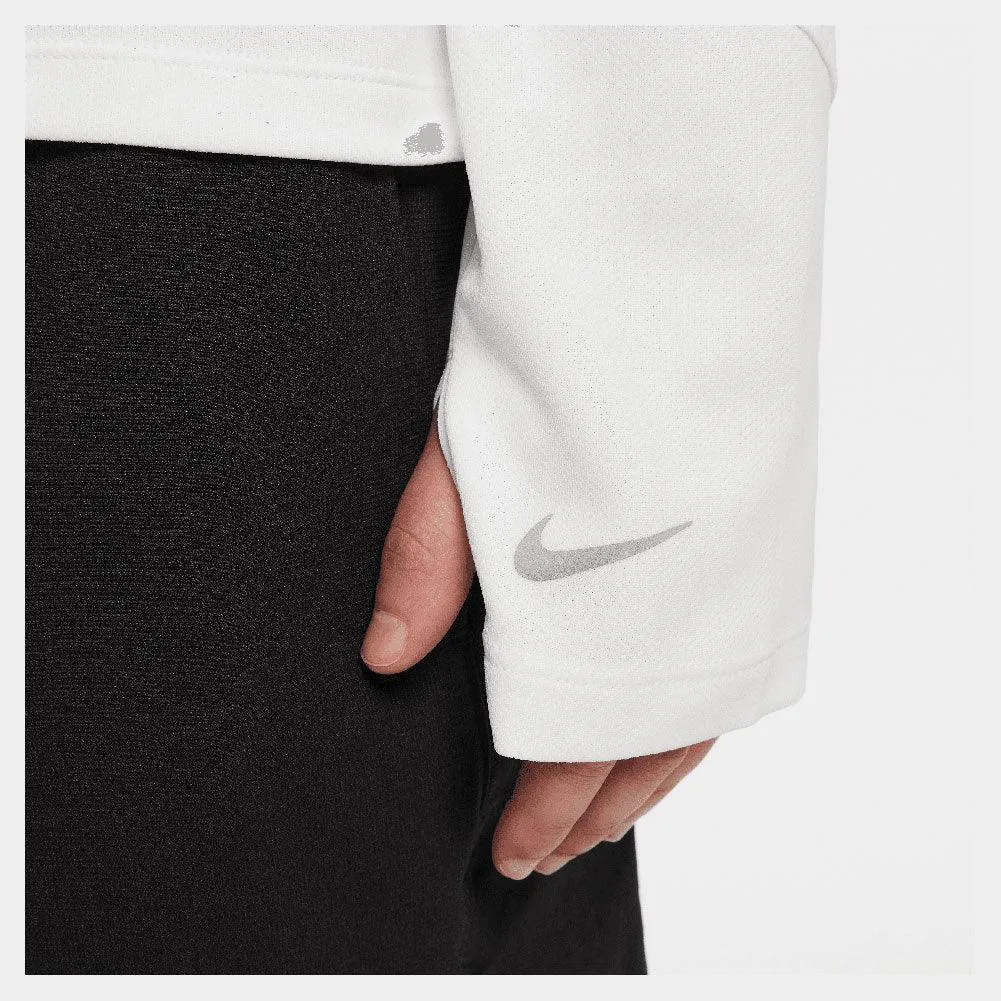 Boy`s Dri-Fit Multi Long Sleeve Half Zip Tennis Top