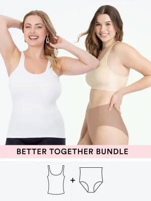 Bundle Truekind® & Shapermint Essentials - 1 Tank Cami   1 Seamless Brief