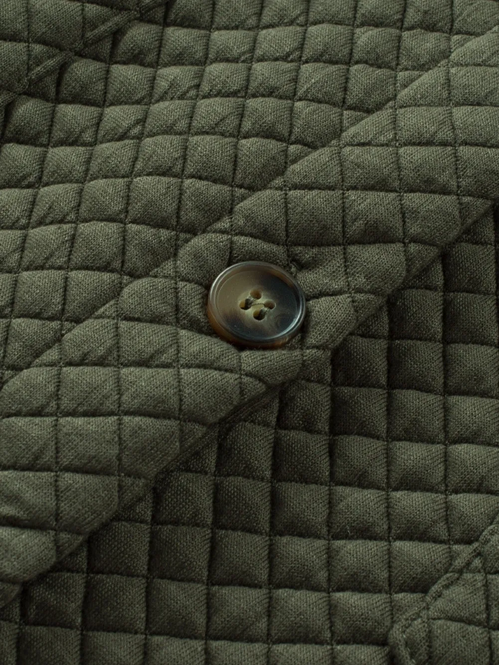 Casual Quilted Overshirt