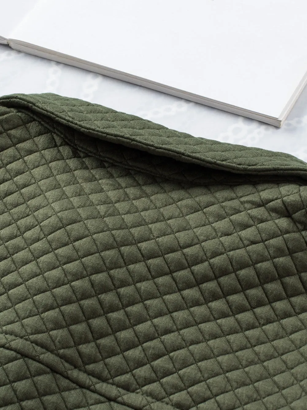 Casual Quilted Overshirt