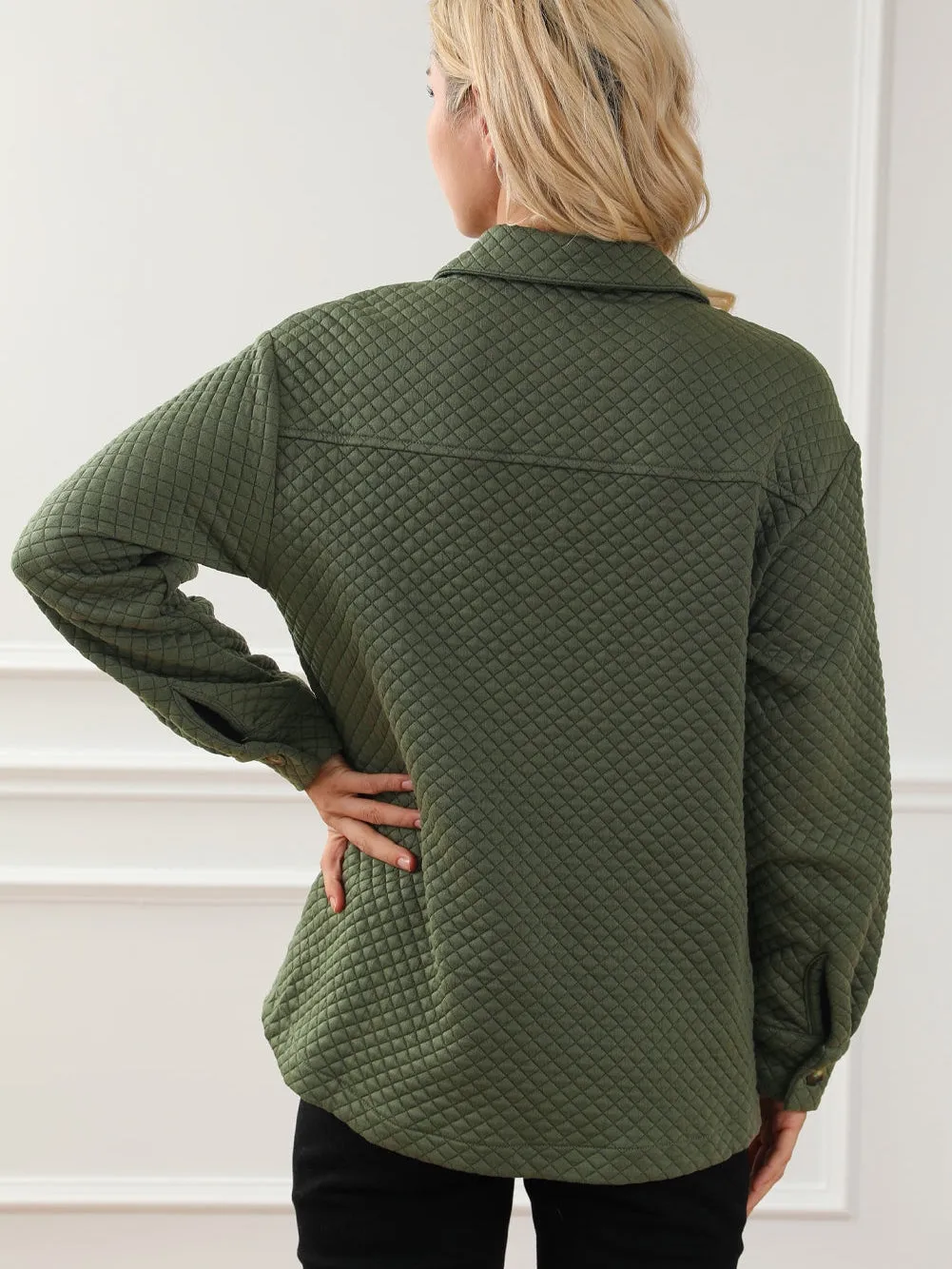 Casual Quilted Overshirt