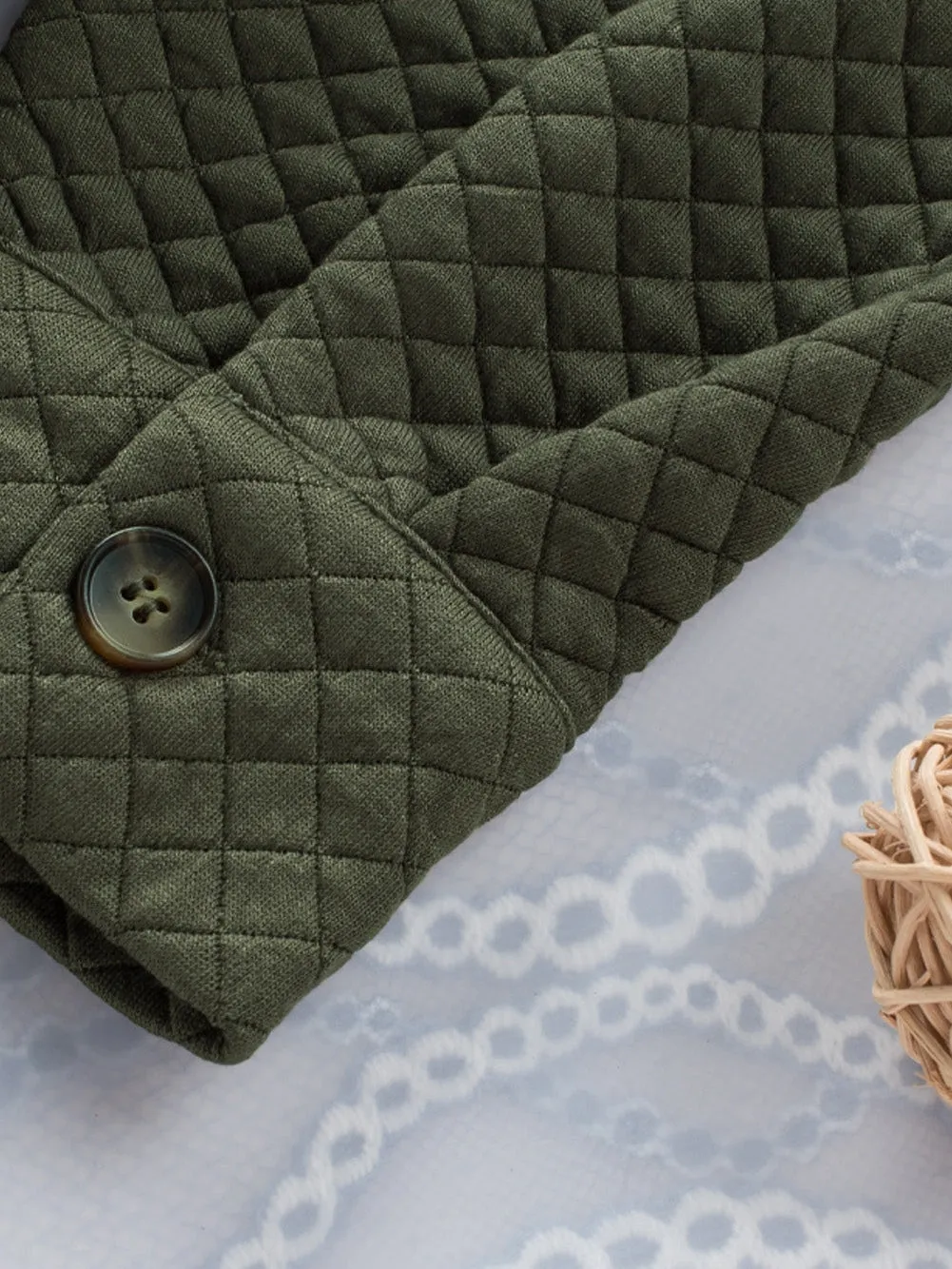 Casual Quilted Overshirt