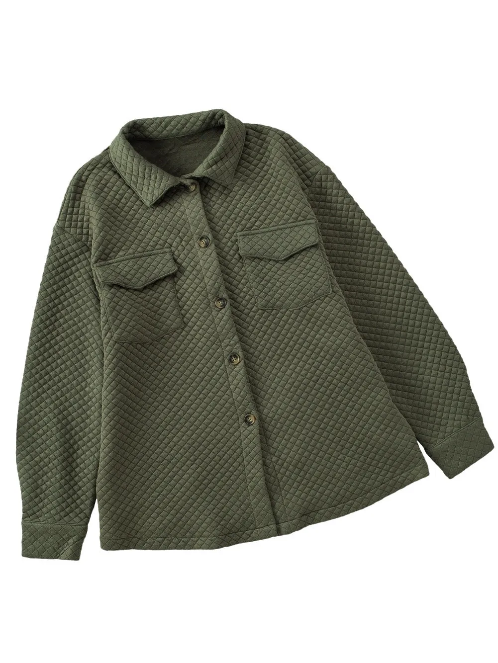 Casual Quilted Overshirt