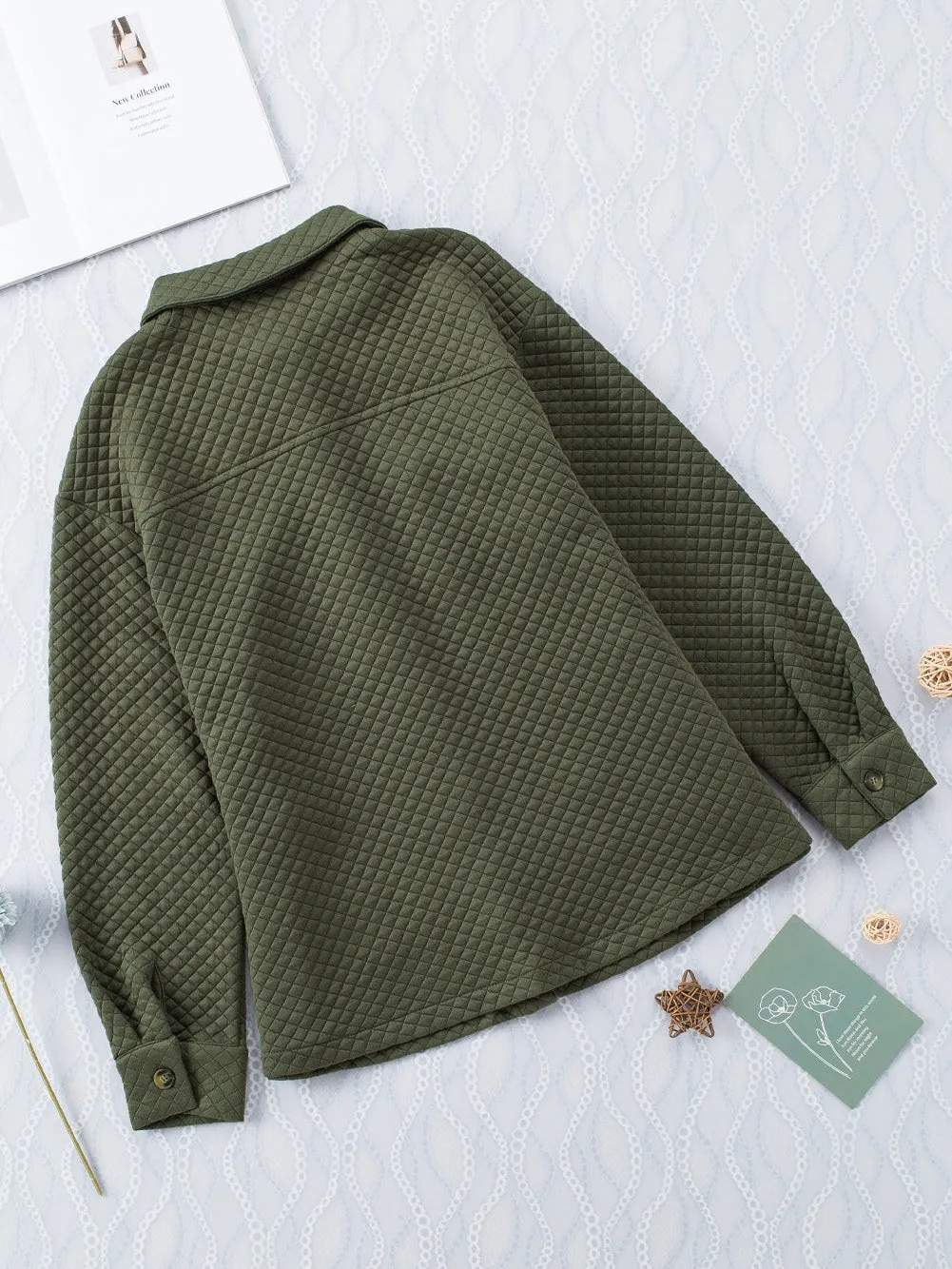 Casual Quilted Overshirt