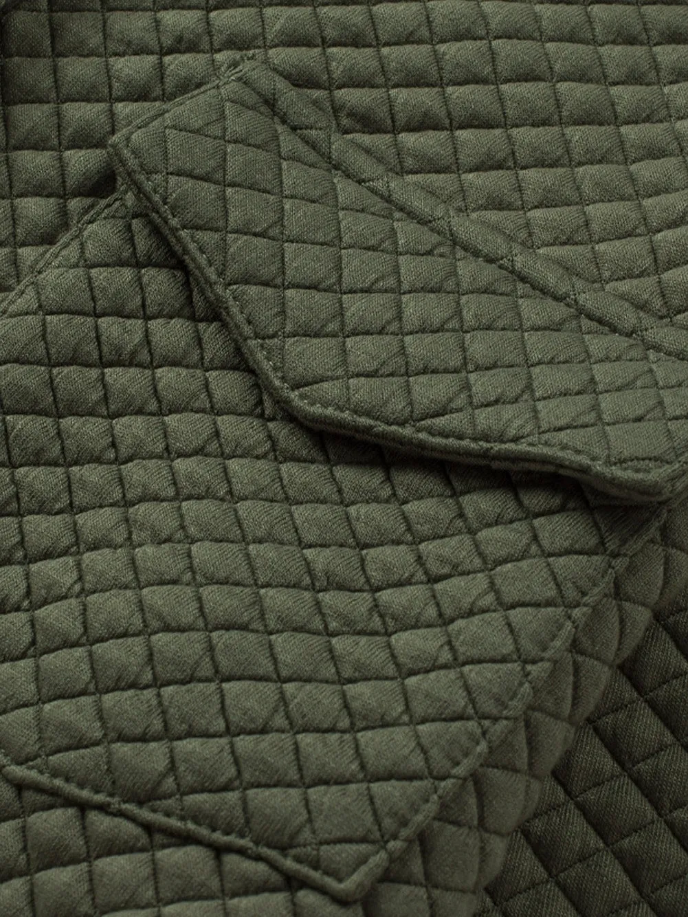 Casual Quilted Overshirt