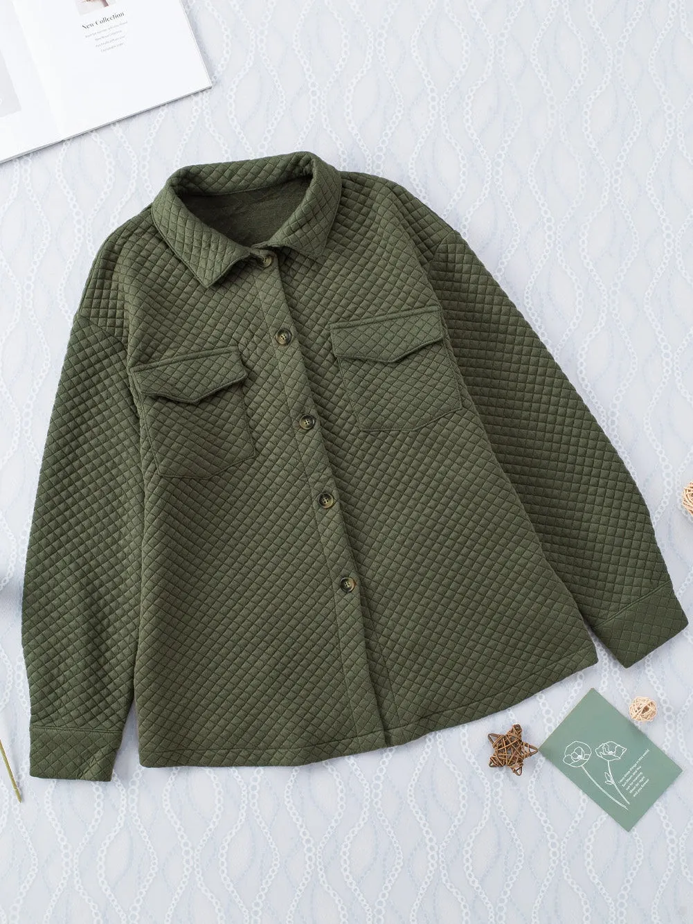 Casual Quilted Overshirt