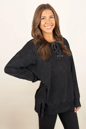 Charles River Women's Black Derby Lace Up Tunic (Wholesale Pricing N/A)