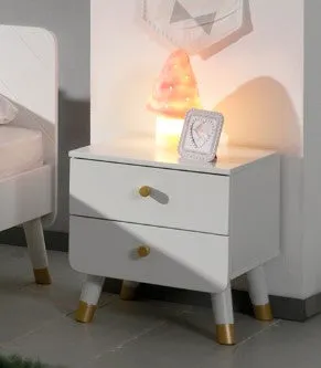 Combinaison Lit Billy Blanc, Armoire & Table de Chevet
