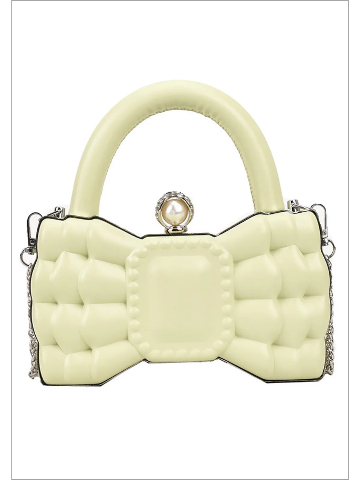 Confident Girl Bow-Shaped Crossbody Bag