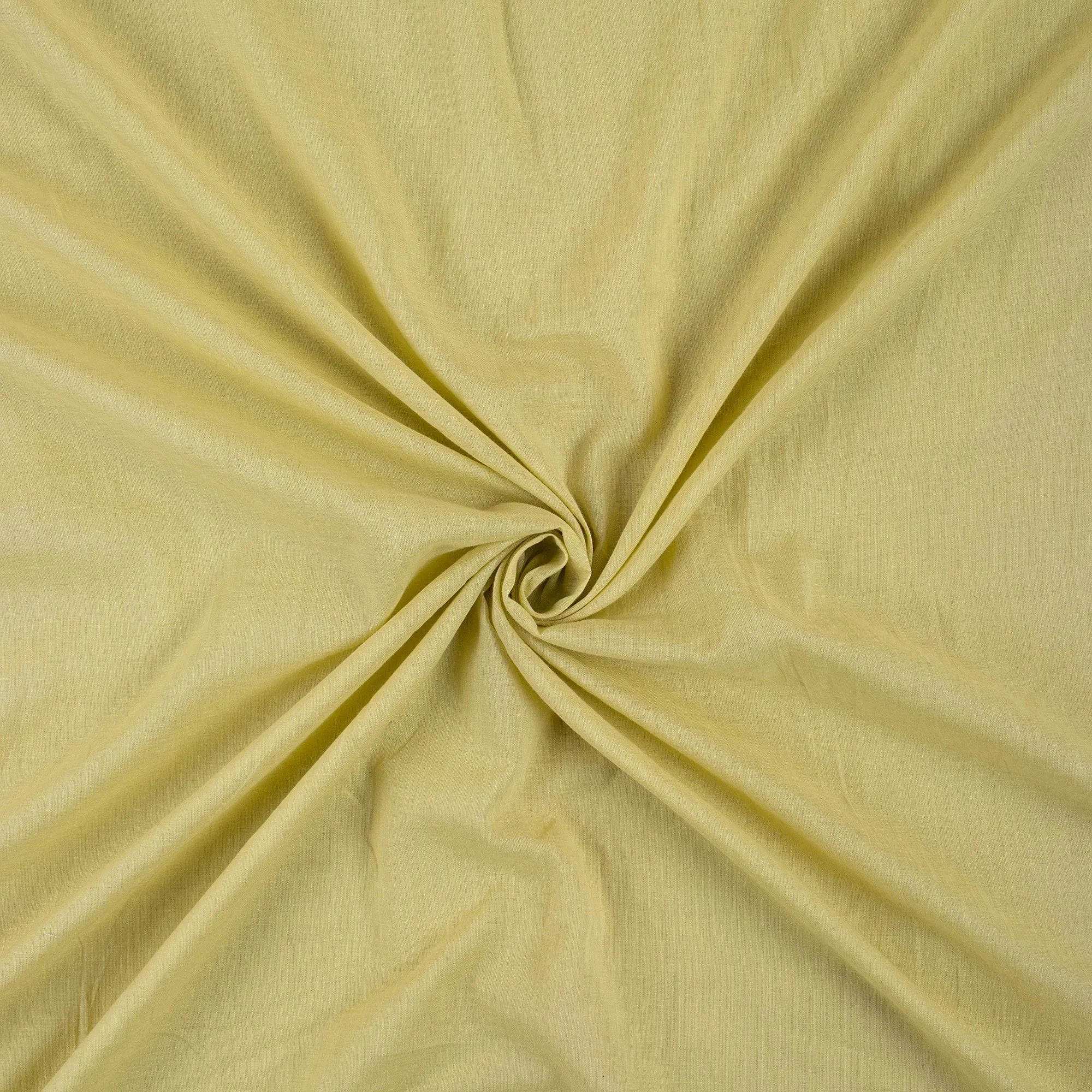 Cream Pure Cotton Natural Dyed Plain Fabric