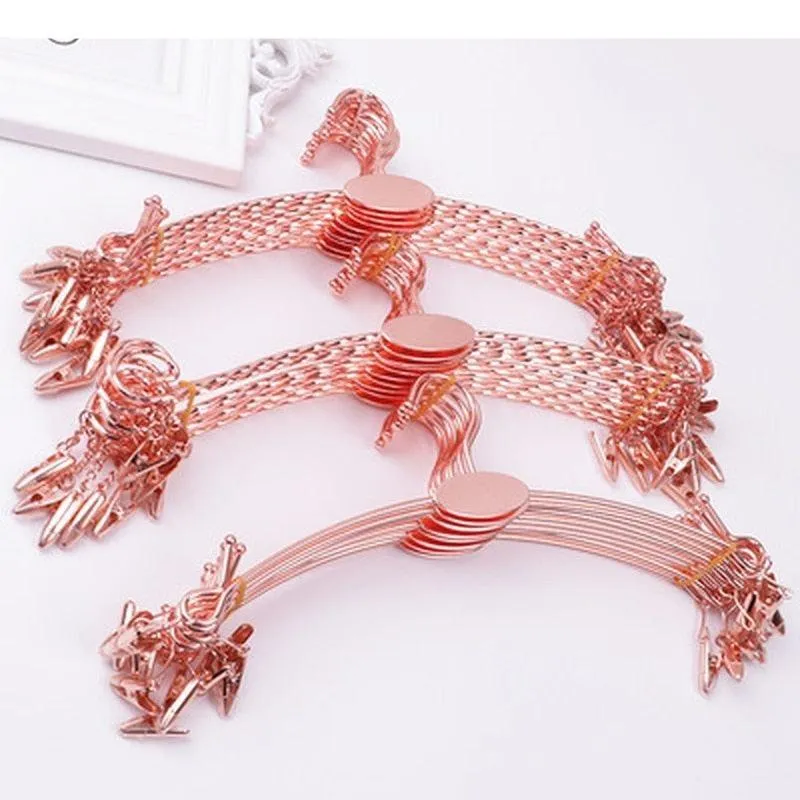Elegant Gold Alloy Hangers - Chic Organization for Lingerie & Undergarments