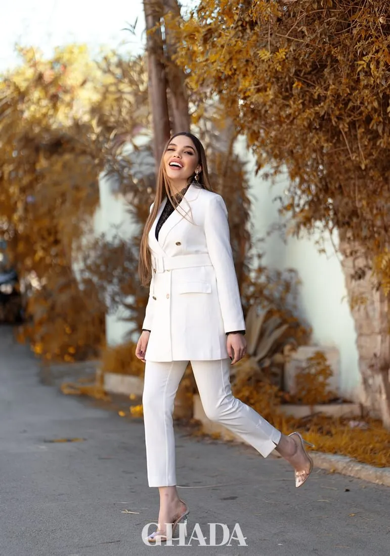 Ensemble blanc - Veste et pantalon