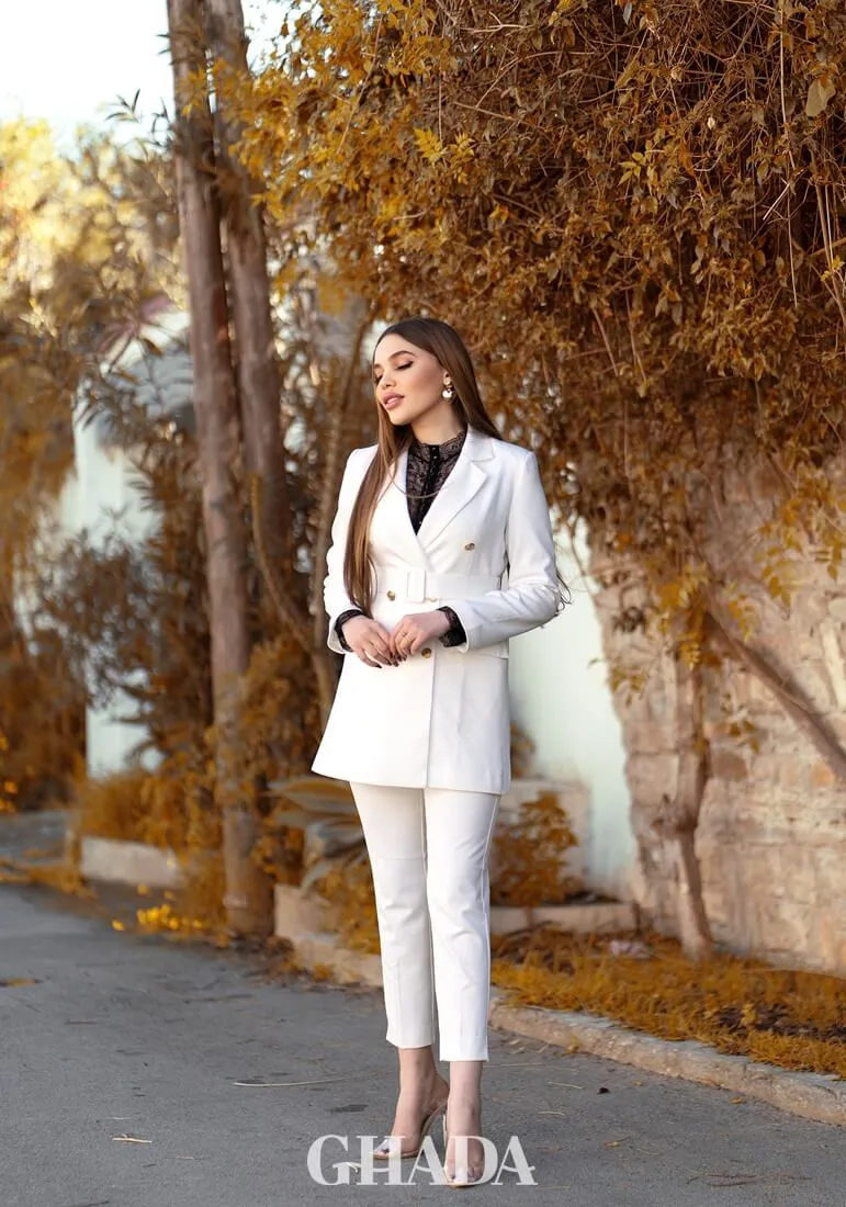 Ensemble blanc - Veste et pantalon