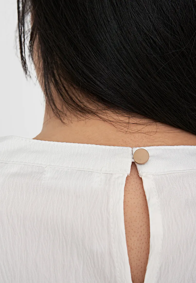 Evelyn Embroidery Sleeve Blouse