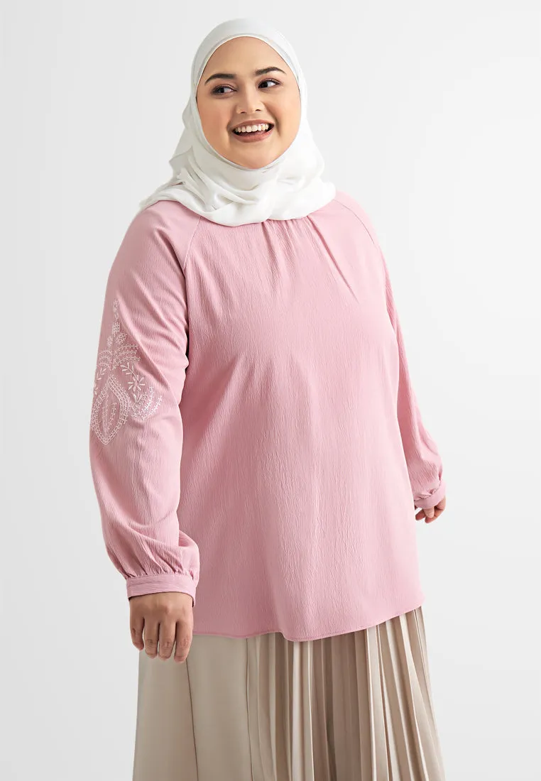 Evelyn Embroidery Sleeve Blouse