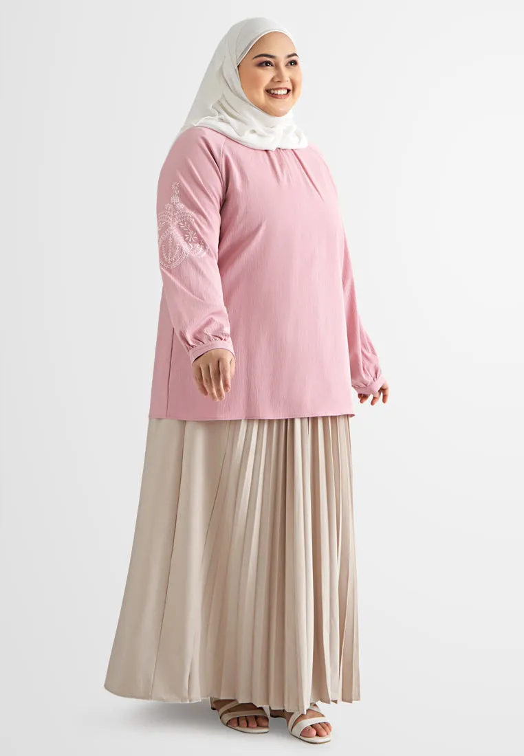 Evelyn Embroidery Sleeve Blouse
