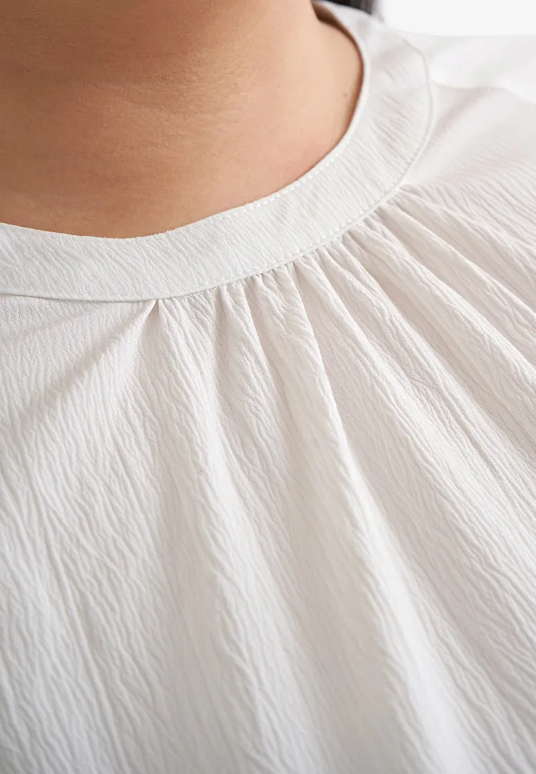 Evelyn Embroidery Sleeve Blouse