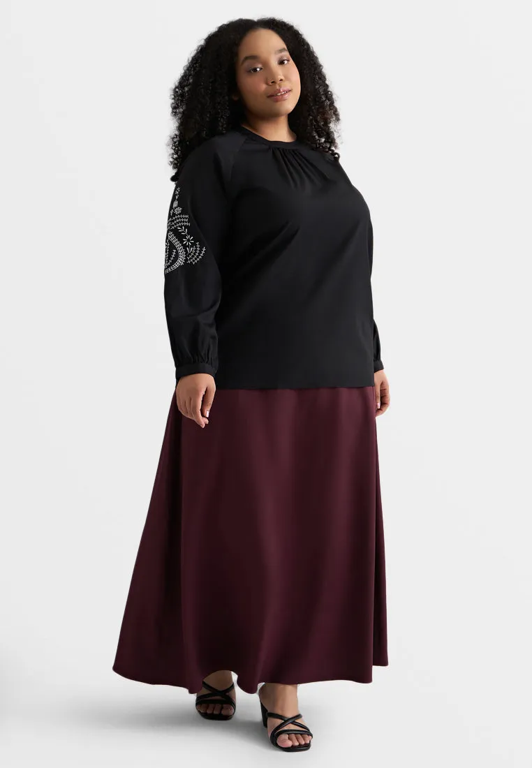 Evelyn Embroidery Sleeve Blouse