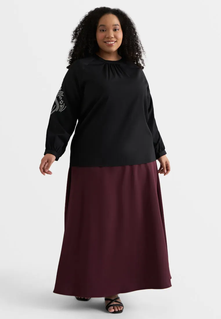 Evelyn Embroidery Sleeve Blouse