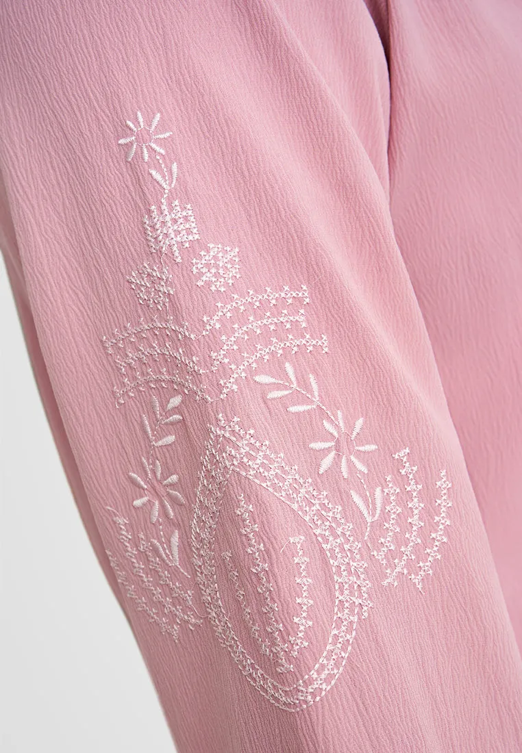 Evelyn Embroidery Sleeve Blouse