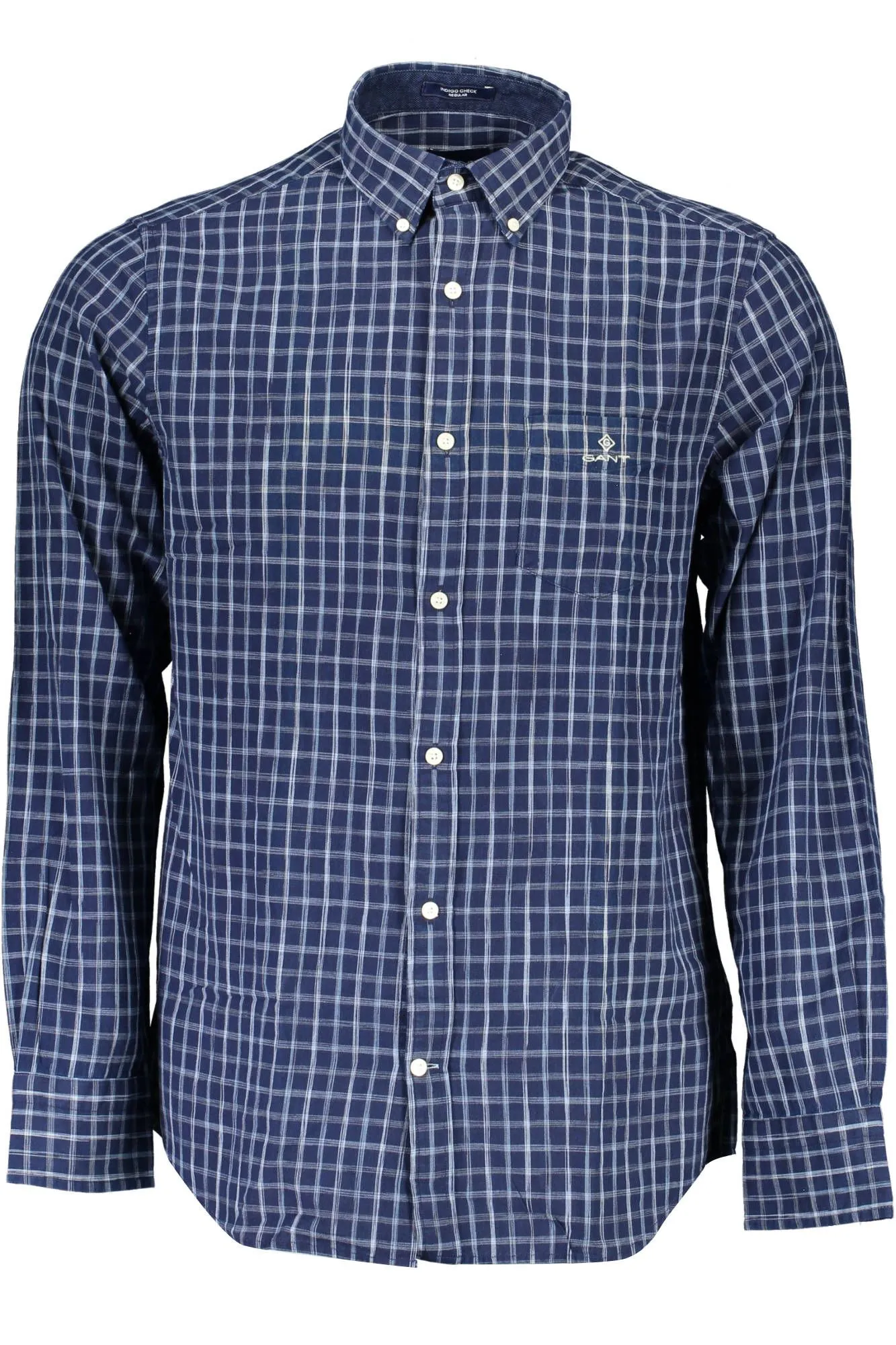 Gant Blue Cotton Men Shirt