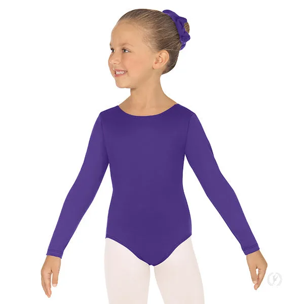 Girls Long Sleeve Leotard with Tactel® Microfiber (44265C)