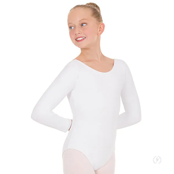 Girls Long Sleeve Leotard with Tactel® Microfiber (44265C)