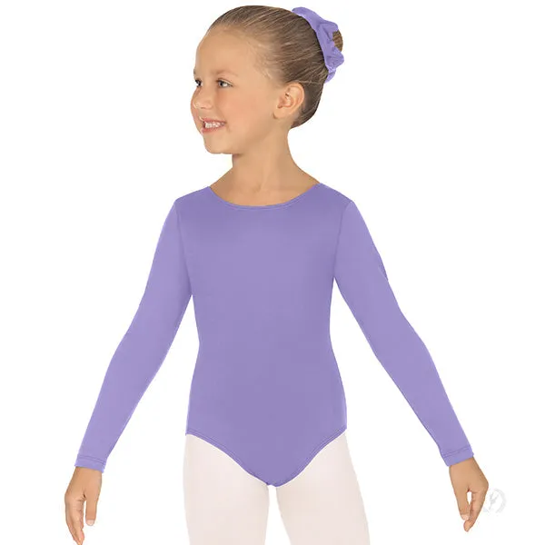 Girls Long Sleeve Leotard with Tactel® Microfiber (44265C)