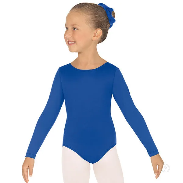 Girls Long Sleeve Leotard with Tactel® Microfiber (44265C)