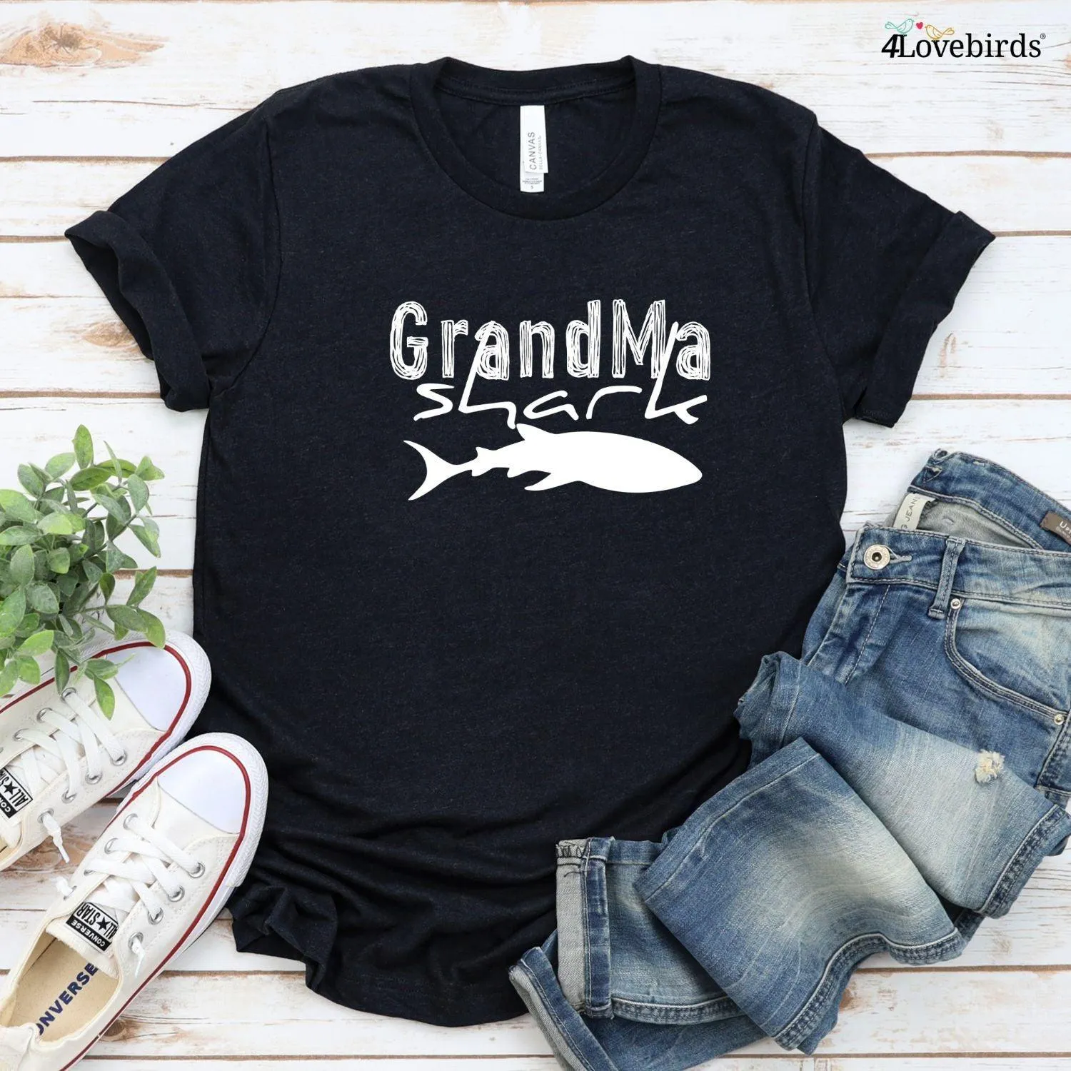 Grandma & Grandpa's Shark Matching Outfits For Grandparents