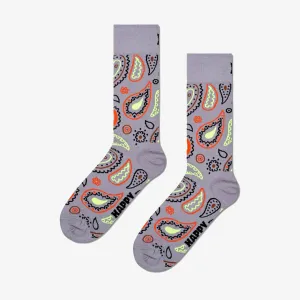 Happy Socks | PAISLEY SOCK  { GREY