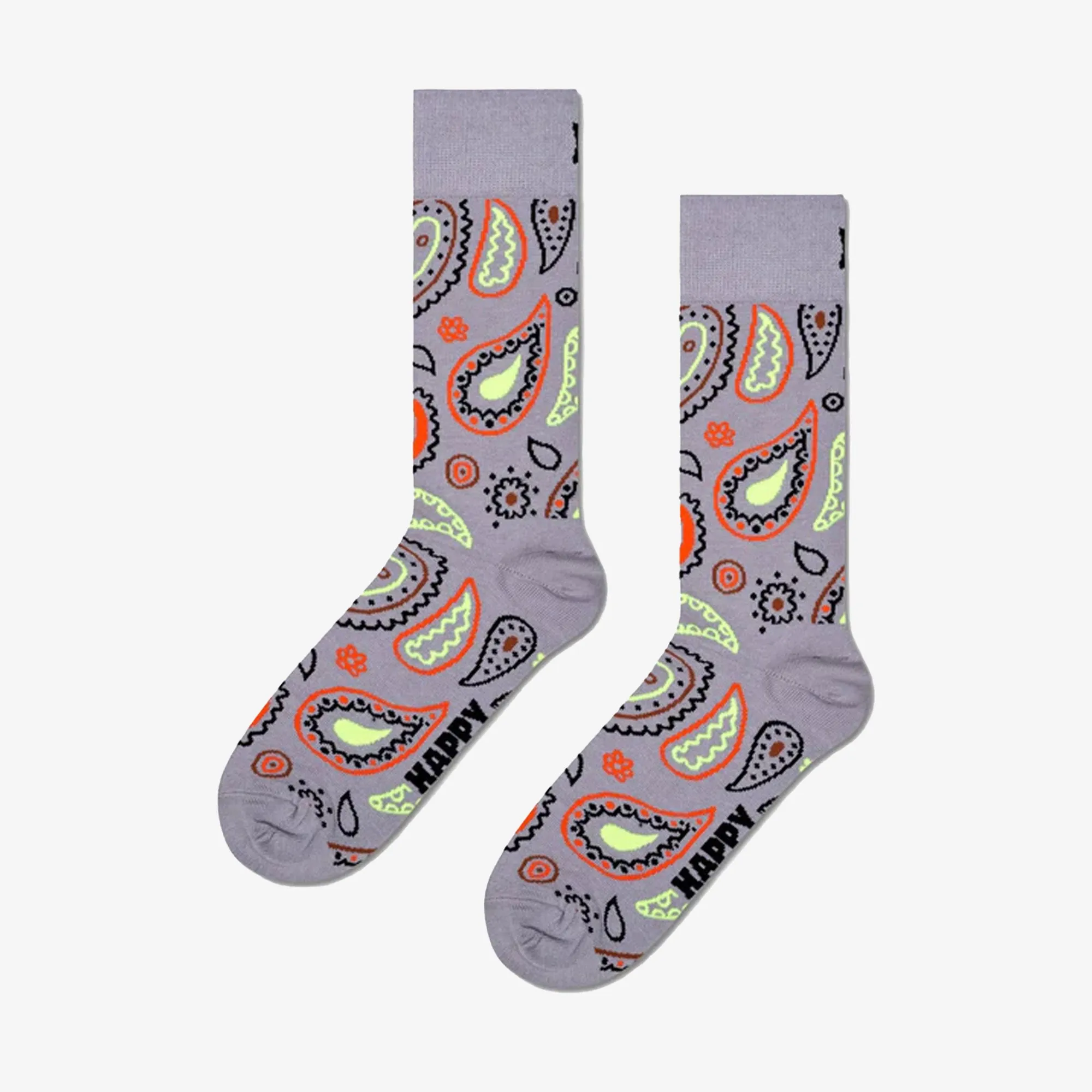 Happy Socks | PAISLEY SOCK  { GREY