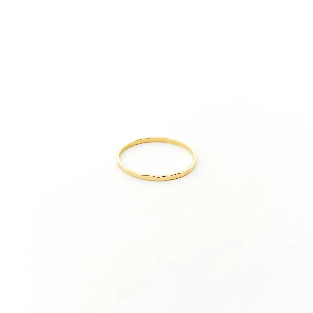 Iris Impressions Rings | Gold