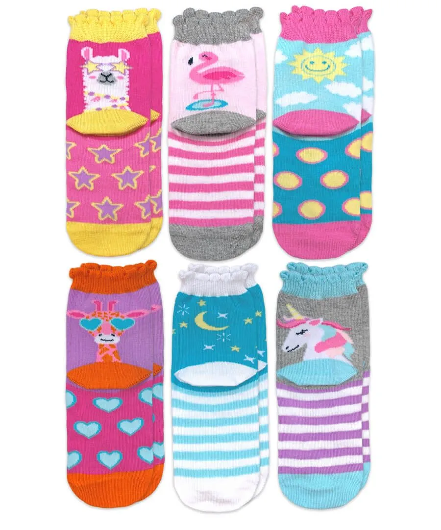 Jefferies Socks Unicorn Llama Giraffe Flamingo Pattern Crew Socks