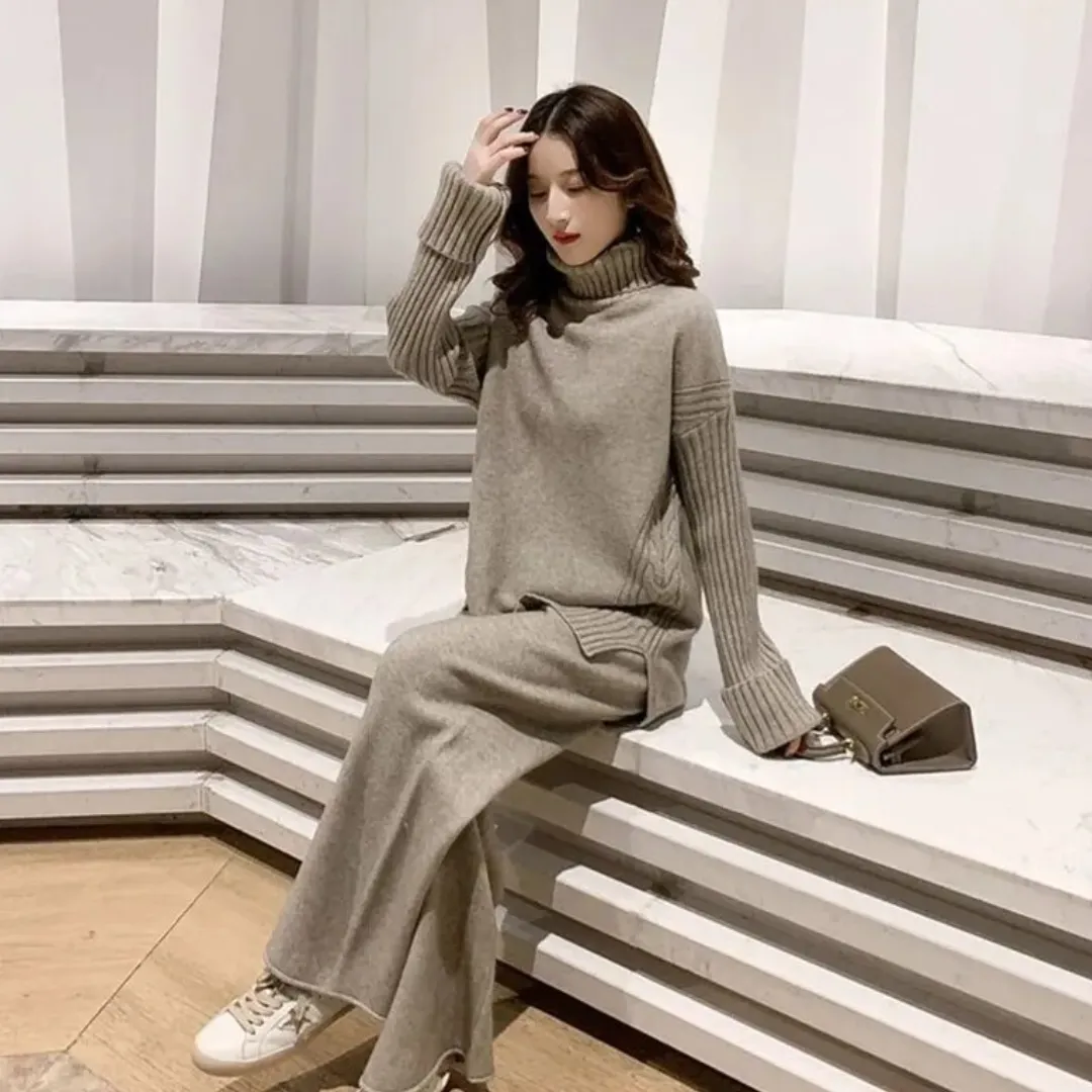 Jizelle Knitted Set | Nice & Warm & Stylish