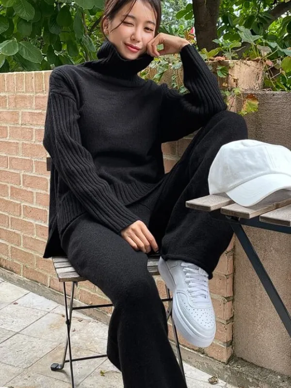 Jizelle Knitted Set | Nice & Warm & Stylish