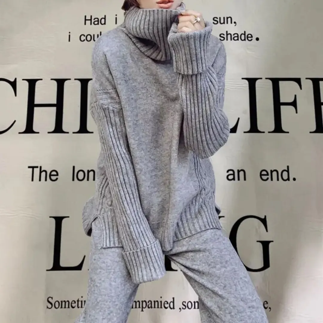 Jizelle Knitted Set | Nice & Warm & Stylish