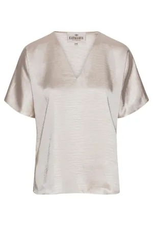 Karmamia - Lea Blouse - Rich Ivory