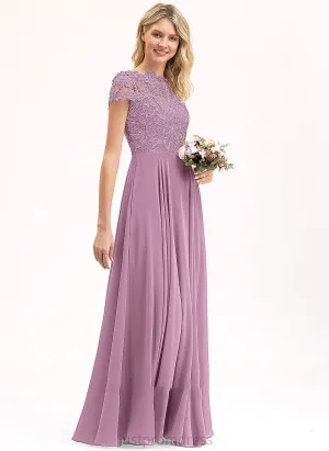 Length Pockets ScoopNeck Neckline Embellishment Floor-Length A-Line Silhouette Fabric Presley A-Line/Princess Scoop Bridesmaid Dresses