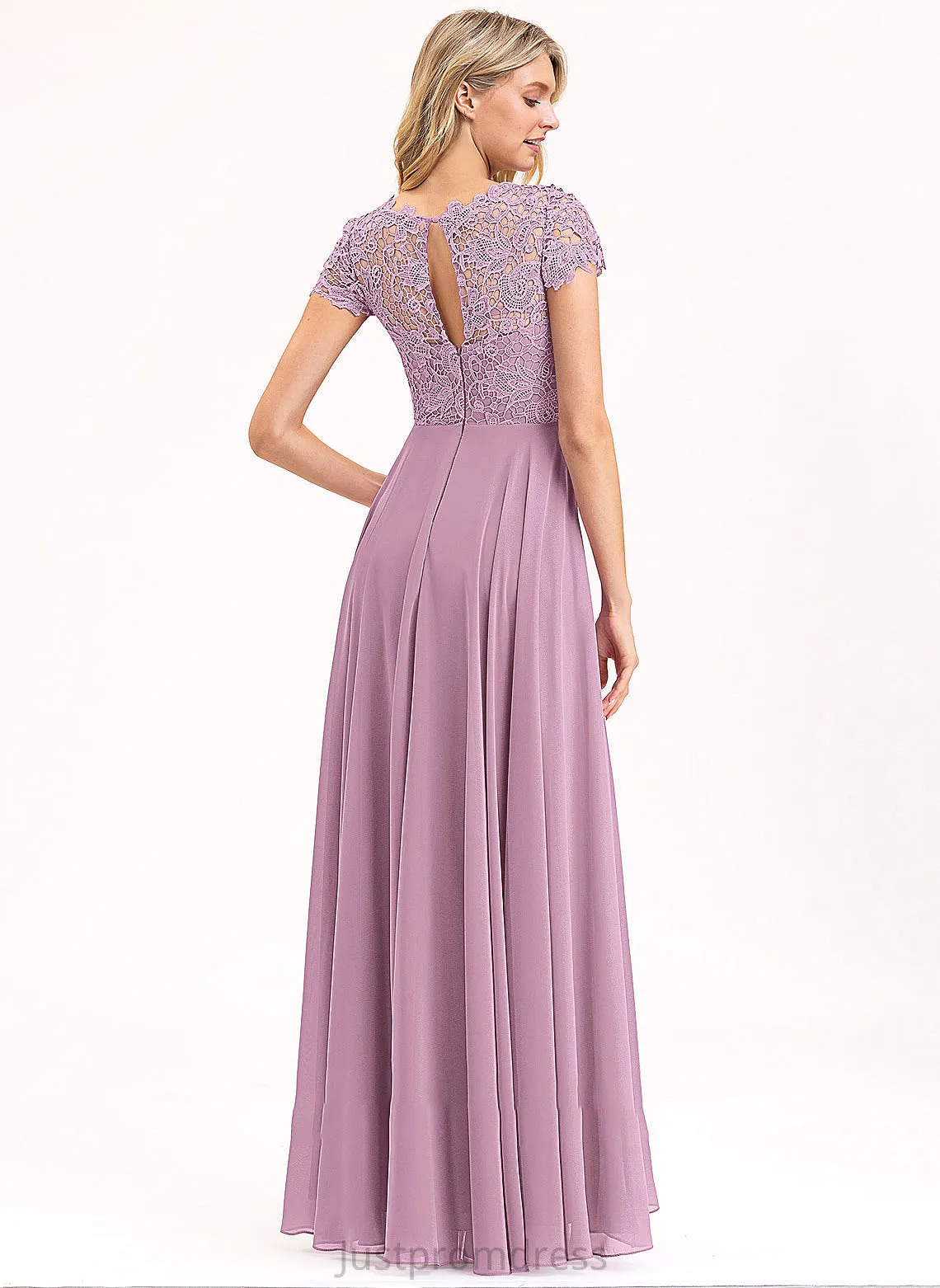 Length Pockets ScoopNeck Neckline Embellishment Floor-Length A-Line Silhouette Fabric Presley A-Line/Princess Scoop Bridesmaid Dresses