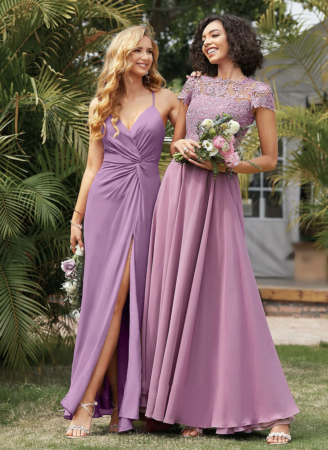 Length Pockets ScoopNeck Neckline Embellishment Floor-Length A-Line Silhouette Fabric Presley A-Line/Princess Scoop Bridesmaid Dresses