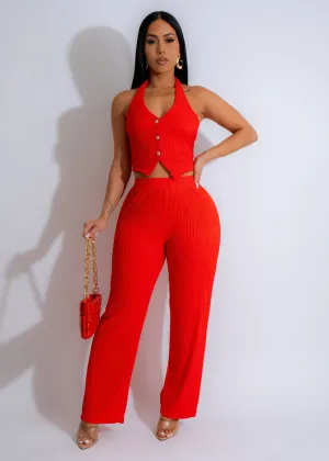 Like A Princess Pant Set Orange